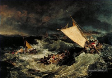 Le Turner de naufrage Peinture à l'huile
